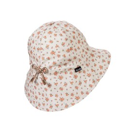 Elodie Details Sun Hat for Babies, Toddlers and Children with Wide Brim and Neck Protection, Made of Certified Oeko-Tex Cotton with UV Sun Protection, Autumn Rose