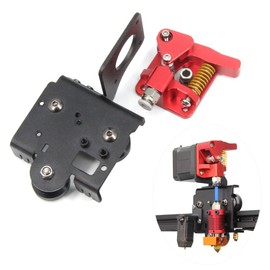 Yeebyee Ender 3 Direct Drive Upgrade Kit Aluminum Alloy Plate with Dual Gear Extruder Kit Easy Print TPU Flexible Filament for Ender 3 V2/Ender 3 Pro/Ender 3/CR-10 (Aluminum Plate+Dual Extruder Kit)