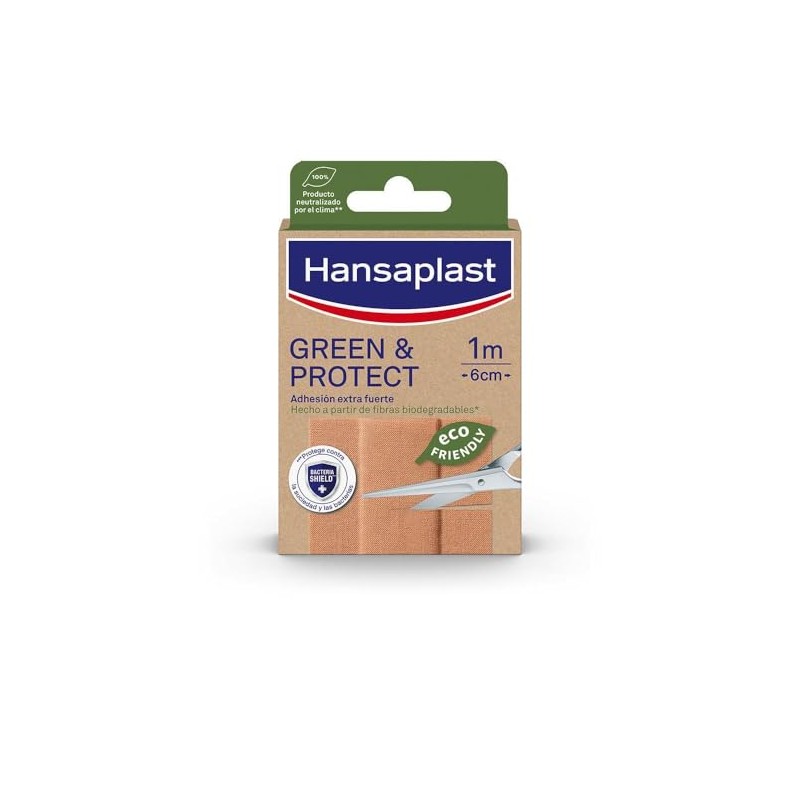 Hansaplast Green&Protect Strips 1 m x 6 cm
