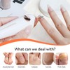 TOUCHBeauty Manicure/Pedicure Kit with UV Light and 5 Replacement nail