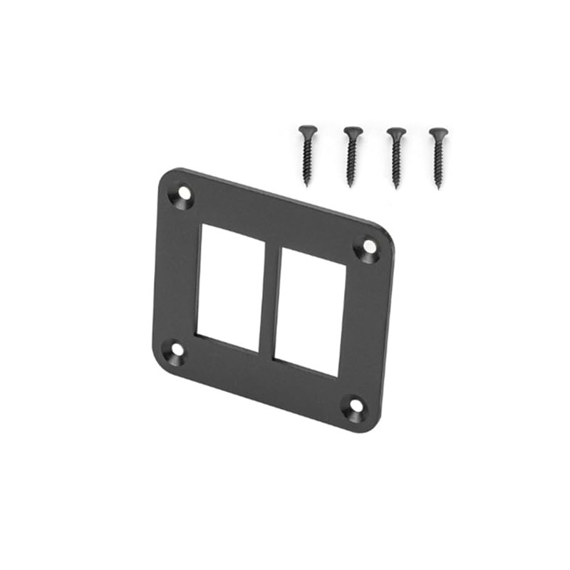 2 Way Rocker Toggle Switch Panel Housing Holder, Switch Panel