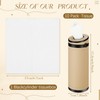 Singhoow 1 Pcs Car Tissues Cylinder Leather Round Tissues Container