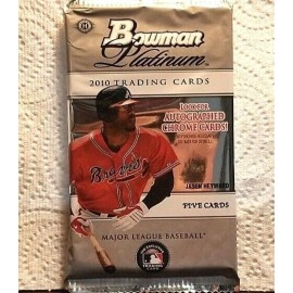2010 BOWMAN PLATINUM BASEBALL 1 HOBBY PACK BUSTER POSEY FUTURE HOFER ? TROUT !