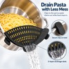 Clip-On Silicone Pot Strainer for Pasta, Vegetables & More –