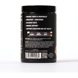 Jocko Fuel Daily Greens Powder - Premium Organic Greens Superfood Powder for Gut Health, Digestion, Bloating, Immune Support with Spirulina, Chlorella, Digestive Enzymes, & Probiotics - 30 Servings