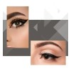 Delineador Ojos Con Sello Waterproof Eyeliner Makeup 2x1 F