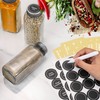 AOZITA 14 Pcs Glass Spice Jars with Spice Labels -