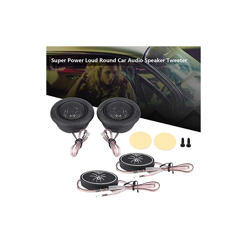 EVGATSAUTO Dome Car Tweeter, Pair 12 V 150 W Car