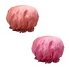 Friendjia Pack of 2 Women's Shower Caps, Waterproof, Dustproof, Oil