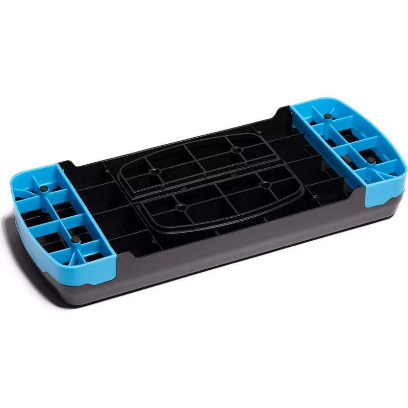 ShopMall Step Banco Aerobics Ejercicio Fitness Crossfit Ajustable Color Azul
