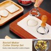 [14 Pieces Upgraded] Ravioli Pasta Cutter Wheel Set, Ravioli Maker