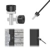 BLIKA 20 Pack 1/8" Black Cable Railing Anchor Terminal, T316