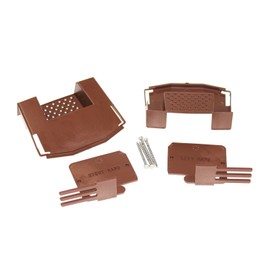 Brown Klober Eaves Starter Pack & Ridge Closures for Dry Verge Units Gable Ends & roof Tiles for a Mortar Free Dry verge.