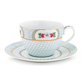 Blushing Birds Cup and Saucer White 0.28 L