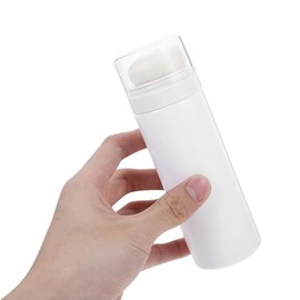 Toddmomy 2PCS Talquera Portátil Vacía 15cm Plástico Blanco