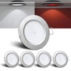 camperxlite 3" LED 12V Push Lights Built-in Switch Interior Bi-Color