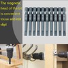 10pcs 1/4inch Hex Shank 50mm S2 Alloy Steel Slotted Screwdriver
