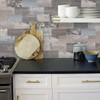 DEWOO 20-Sheet Peel and Stick Rustic Backsplash Wall Tile Self