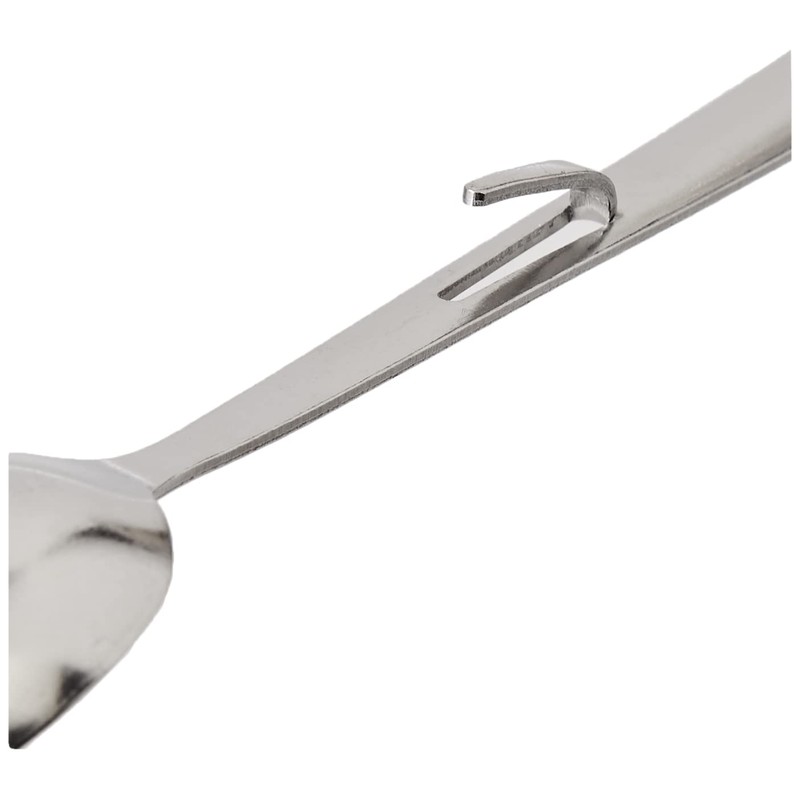 Totally Addict JUEGO 2 CUCHARAS MERMELADA, Stainless Steel, Gray, 19