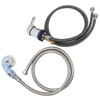 Shampoo Bowl Faucet Sprayer Kit 39.4in Hand Twist Faucet 47.2in