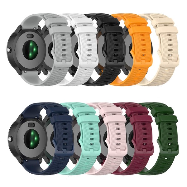 FitTurn Soft Colorful Silicone Watch Band Straps Compatible with Cubitt CT2CT2S Smart Watch Silicone Quick Release Waterproof Soft Straps for Cubitt CT2CT2S Smart Watch for women men Replacement