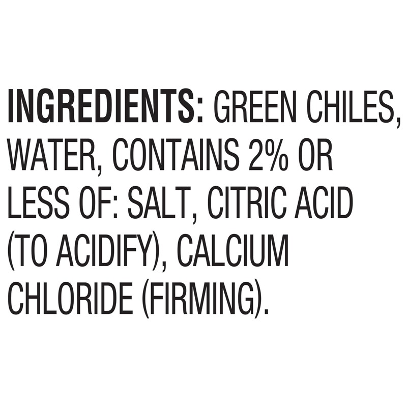 CHI-CHI'S Diced Green Chile Peppers, 4 oz Can, 12 Pack