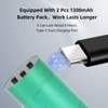 Wireless Tattoo Machine Battery Pen 1300mAh LED Screen Rotary Tattoo