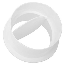 Oumefar Válvula antirretorno ABS de 4 pulgadas, amortiguador de corriente trasero, 1 unidad