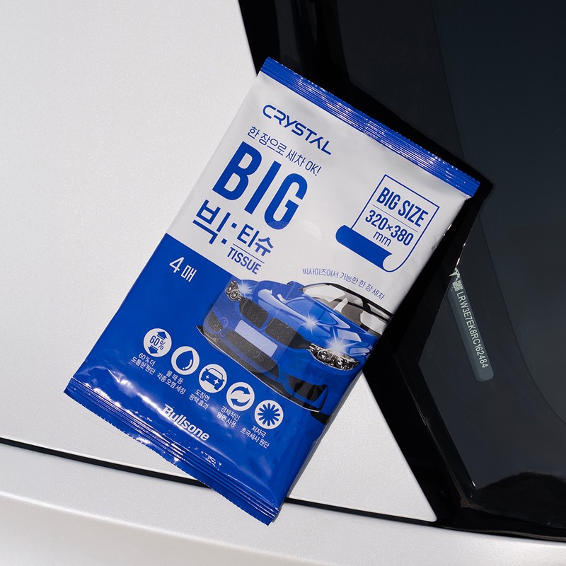 Bullsone Crystal Cleaning Big Tissue, 1 Pack