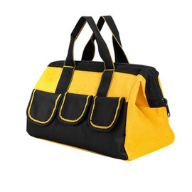 13 Inch Tool Bag, Portable Storage Bag, Multi-Pocket Tool Bag Organiser, Storage Bag for Heavy Tools with Wide Open Mouth, Larger Bag for Tools