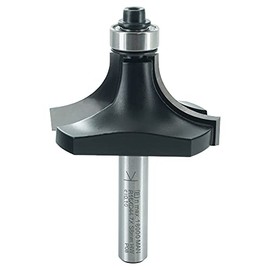 ENT Rounding Over Cutter TC Shank (C) 8 mm, Diameter (A) 44,7 mm, B 22 mm, R 16 mm, D 32 mm, with Ball Bearing