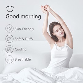 TEXARTIST Premium 2100 Series California King Comforter All Season Breathable Cooling White Comforter Soft 4D Spiral Fiber Quilted Down Alternative Duvet with Corner Tabs Hotel Style (96"x104")