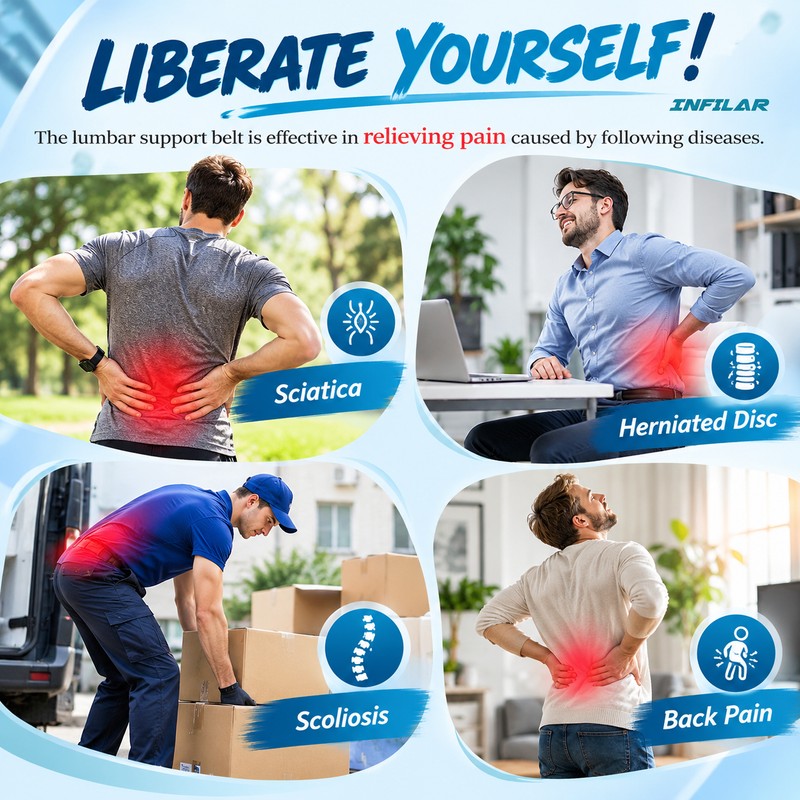Umbilical Hernia Belt for Abdominal Support – Lumbar Support Belt