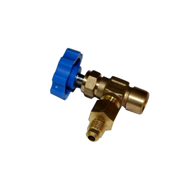 Pittstop R134a to R12 Top Mount Can Tap W/Shut Off