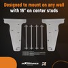 Tour Pak Pack Wall Mount Storage Rack Holder for Harley