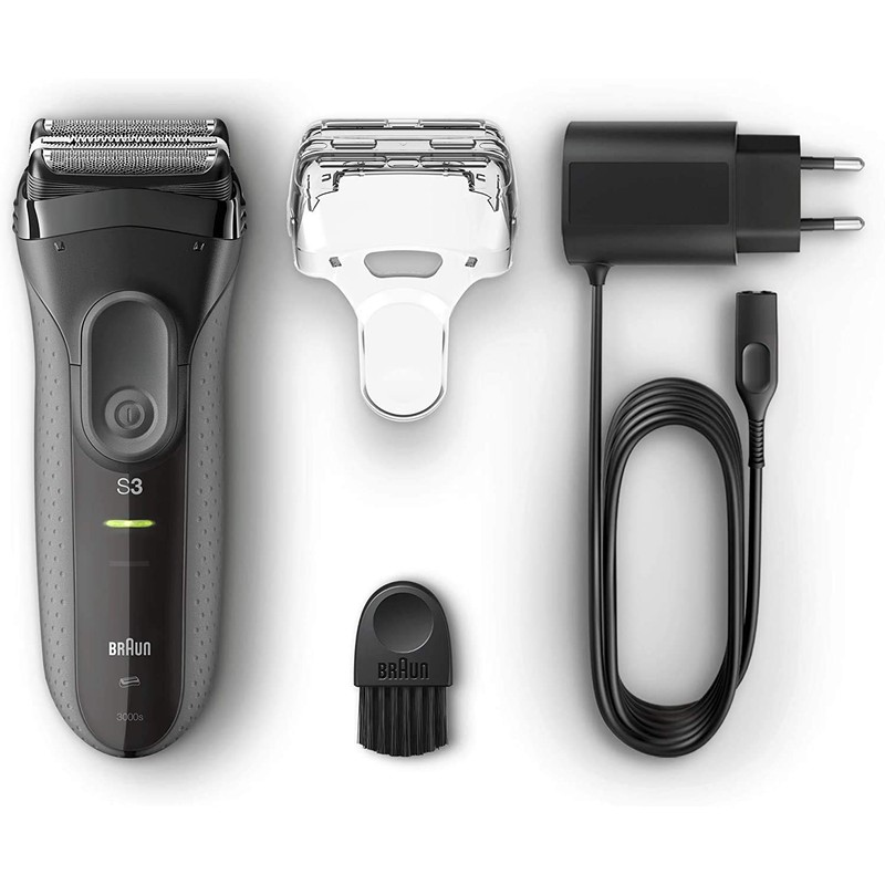 Braun Series 3 ProSkin 3000s Electric Scheerapparaat, Zwart - Oplaadbaar