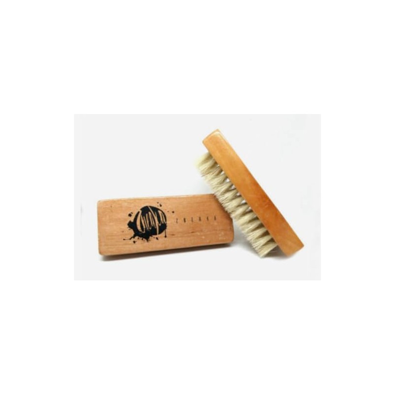 Premium Hog Hair Shoe Cleaning Brush for Delicate Fabrics, Suede,