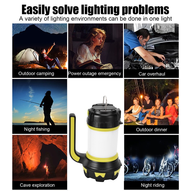 HC‑261 Camping Light Multifunctional USB Rechargeable LED Camping Lantern with
