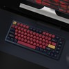 YMKPVR KBDiy Red Samurai Keycaps 60 Percent KOA Profile,Five Sides
