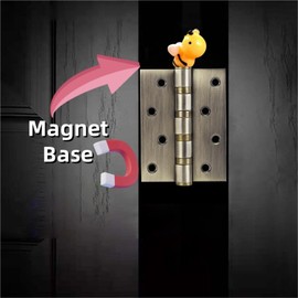 TYHXLD Little Bee Decorative Hinges Hinge Heads, Magnetic Hinge Head Toppers, Home Decoration, 6PCS