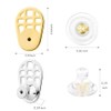 Juego de Levantadores para Aretes Pesados con Respaldos de Silicona
