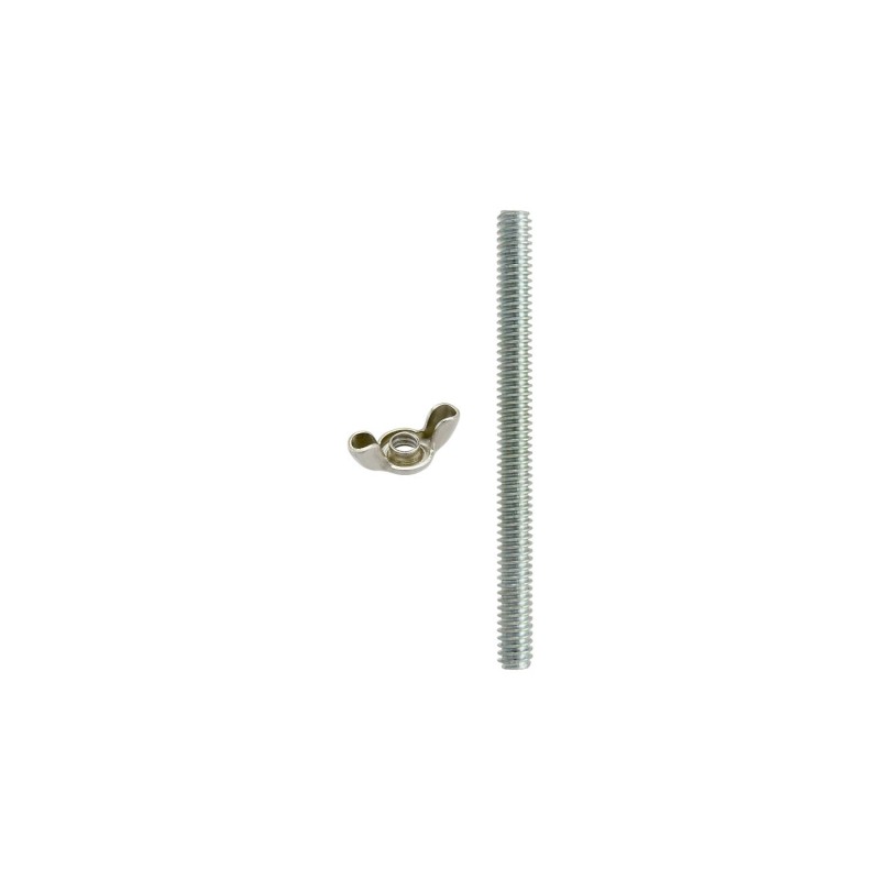 Unbranded 3" x 1/4-20 Air Cleaner Stud And Wing Nut