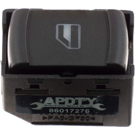 APDTY 012613 Interruptor de ventana eléctrica individual 1 botón para delantero derecho o trasero izquierdo o trasero derecho en 2005 VW Bora 1999-2006 Golf 1999-2006 Jetta 1998-2005 VW Passat