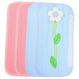 LALAFINA 4Pcs Decorative Kitchen Refrigerator Door Handle Covers Soft Cloth Protectors for Fridge Oven and Dishwasher and Comfortable Touch Easy to Clean Use