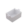 Heyiarbeit 4Pcs 1.81"x1.38"x0.94" ABS White Dustproof Electronic Junction Box Enclosure