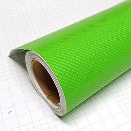 DIYAH 4D Green Carbon Fiber Vinyl Wrap Sticker with Air Release Bubble Free Anti-Wrinkle (84" x 60" / 7FT x 5FT)