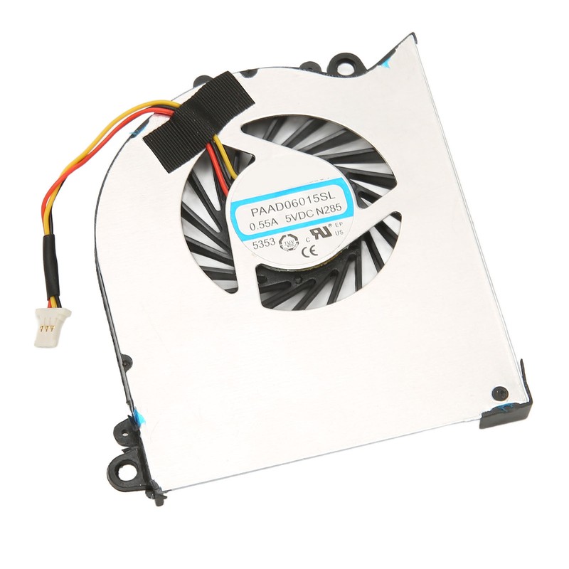 GS60 CPU Cooling Fan 3Pin Connector Durable Metal ABS Light
