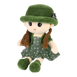 XINCHIA Plush Stuffed Rag Dolls Cute Soft Cartoon Rag Doll with Detachable Hat Skirt Companion Fairy Dolls Beautiful Table Decoration Plush Doll Fairy Tale Doll Ornament for Birthday Party