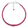 InfinityGemsArt Burmese Ruby, Natural Gemstone Full Beads Bracelets Jewelry, Birthstone,