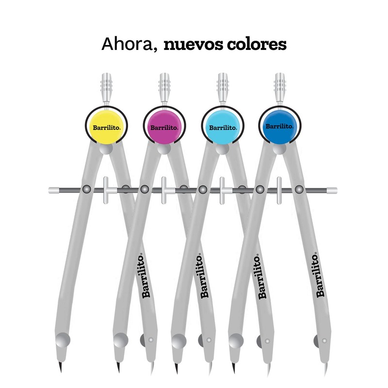 Barrilito Compás de Precisión Brazo Largo. Radio 16.5 cm. 315E